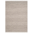 Safavieh Montauk 4' X 6' Hand Woven Cotton Rug in Ivory and Steel Gray