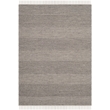 Safavieh Montauk 4' X 6' Hand Woven Cotton Rug in Ivory and Anthracite