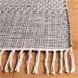 Safavieh Montauk 5' X 8' Hand Woven Cotton Rug in Ivory and Anthracite