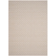 Safavieh Montauk 6' X 9' Hand Woven Cotton Pile Rug in Ivory and Gray
