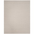Safavieh Montauk 8' X 10' Hand Woven Cotton Pile Rug in Ivory and Gray