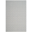 Safavieh Montauk 4' X 6' Hand Woven Cotton Pile Rug in Ivory and Blue