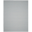 Safavieh Montauk 8' X 10' Hand Woven Cotton Pile Rug in Ivory and Blue