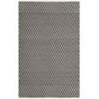 Safavieh Montauk 4' X 6' Hand Woven Cotton Pile Rug in Ivory and Black
