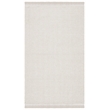 Safavieh Montauk 3' X 5' Hand Woven Cotton Pile Rug in Ivory and Gray