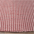 Safavieh Montauk 6' X 6' Round Hand Woven Cotton Rug in Ivory and Red