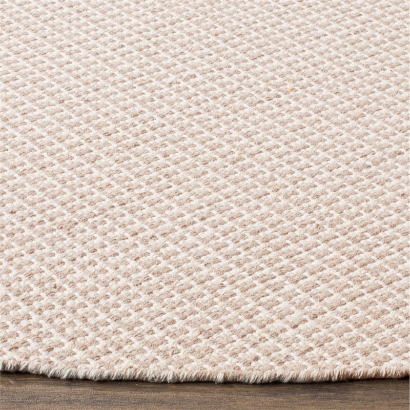 Safavieh Montauk 8' X 10' Hand Woven Cotton Rug in Ivory and Green
