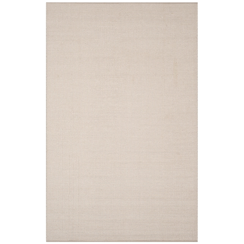 Safavieh Montauk 3' X 5' Hand Woven Cotton Pile Rug in Ivory and Gray