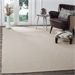 Safavieh Montauk 6' X 9' Hand Woven Cotton Pile Rug in Ivory and Gray
