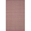 Safavieh Montauk 6' X 9' Hand Woven Cotton Pile Rug in Ivory and Red