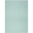 Safavieh Montauk 6' X 9' Hand Woven Cotton Pile Rug in Ivory and Aqua