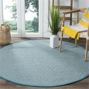 Safavieh Montauk 6' X 6' Round Hand Woven Cotton Rug