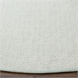 Safavieh Montauk 3' X 5' Hand Woven Cotton Rug in Ivory and Light Blue