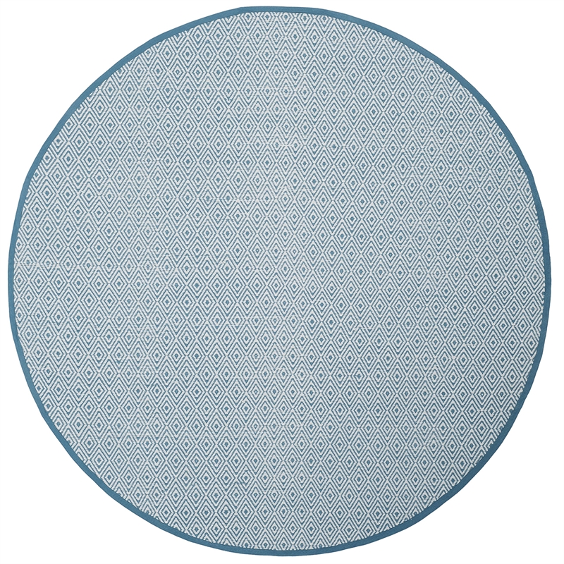 Safavieh Montauk 4' X 4' Round Hand Woven Cotton Rug