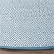 Safavieh Montauk 4' X 4' Round Hand Woven Cotton Rug