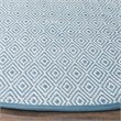 Safavieh Montauk 6' X 6' Round Hand Woven Cotton Rug
