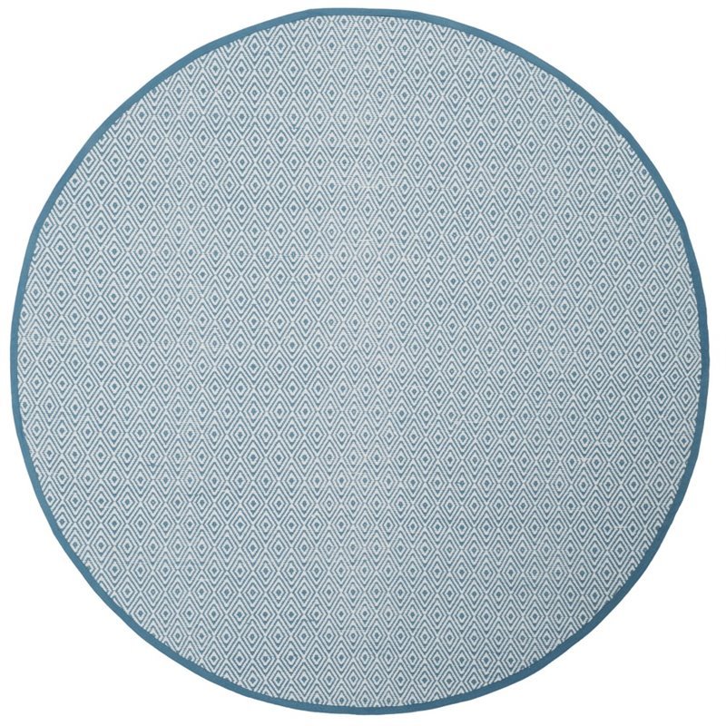 Safavieh Montauk 6' X 6' Round Hand Woven Cotton Rug