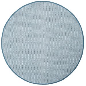 Safavieh Montauk 6' X 6' Round Hand Woven Cotton Rug