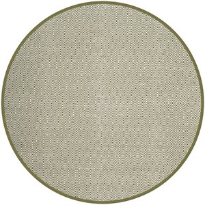 Safavieh Montauk 6' X 6' Round Hand Woven Cotton Rug