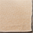 Safavieh Montauk 4' X 6' Hand Woven Cotton Pile Rug in Ivory and Rust