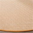 Safavieh Montauk 6' X 6' Round Hand Woven Cotton Rug in Ivory and Rust