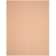 Safavieh Montauk 8' X 10' Hand Woven Cotton Pile Rug in Ivory and Rust