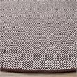 Safavieh Montauk 6' X 6' Round Hand Woven Cotton Rug