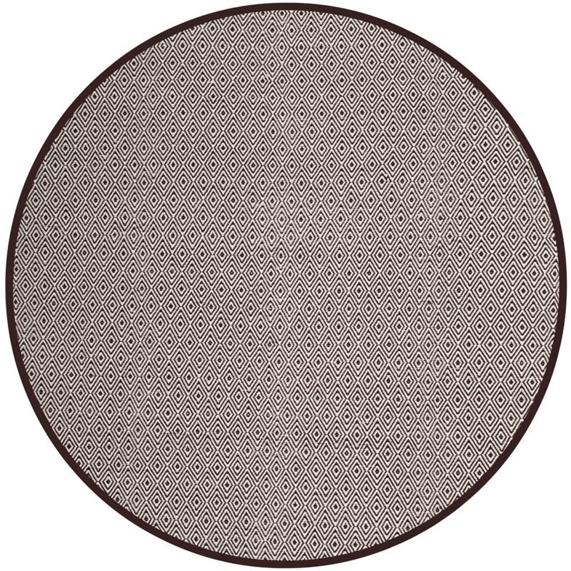 Safavieh Montauk 6' X 6' Round Hand Woven Cotton Rug