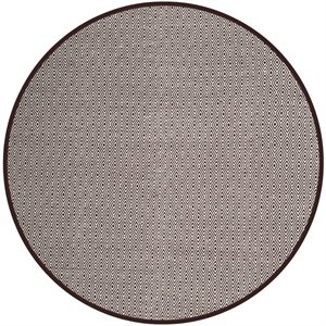 Safavieh Montauk 6' X 6' Round Hand Woven Cotton Rug