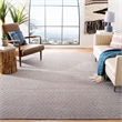 Safavieh Montauk 8' X 10' Hand Woven Cotton Rug in Ivory and Chocolate
