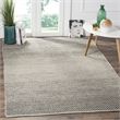 Safavieh Montauk 5' X 8' Hand Woven Cotton Pile Rug in Black and Ivory
