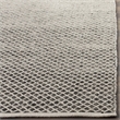 Safavieh Montauk 5' X 8' Hand Woven Cotton Pile Rug in Black and Ivory