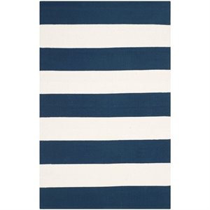 Safavieh Montauk 8' X 8' Square Hand Woven Cotton Rug