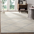 Safavieh Montauk 4' X 6' Hand Woven Cotton Rug in Light Blue