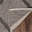Safavieh Montauk 3' X 5' Hand Woven Cotton Rug in Black