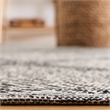 Safavieh Montauk 4' X 6' Hand Woven Cotton Rug in Black