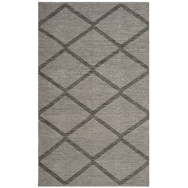 Safavieh Montauk 5' X 8' Hand Woven Cotton Rug in Black