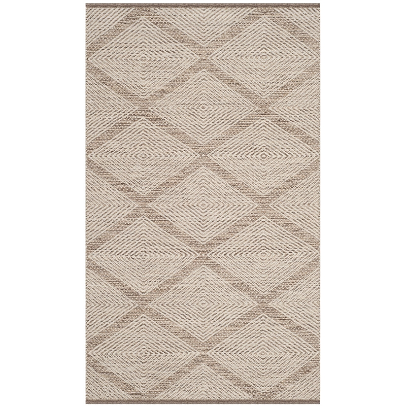 Safavieh Montauk 3' X 5' Hand Woven Cotton Rug in Beige