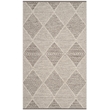 Safavieh Montauk 3' X 5' Hand Woven Cotton Rug in Gray