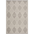 Safavieh Montauk 4' X 6' Hand Woven Cotton Rug in Gray