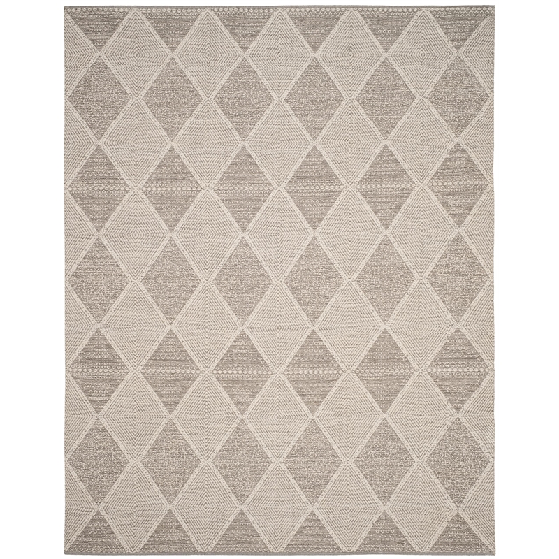 Safavieh Montauk 8' X 10' Hand Woven Cotton Rug in Gray