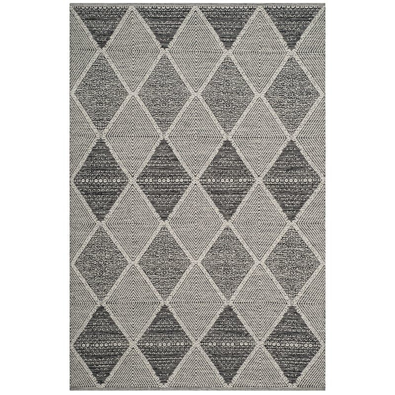 Safavieh Montauk 4' X 6' Hand Woven Cotton Rug in Black