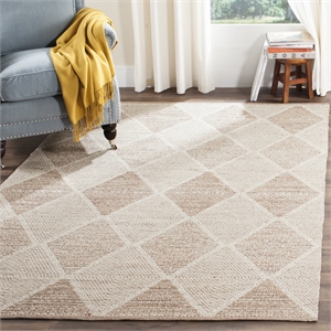 Safavieh Montauk 4' X 6' Hand Woven Cotton Rug in Beige