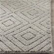 Safavieh Natura 4' X 6' Hand Tufted Rug in Silver