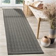 Safavieh Palm Beach 2' X 8' Sisal and Jute Rug in Ash
