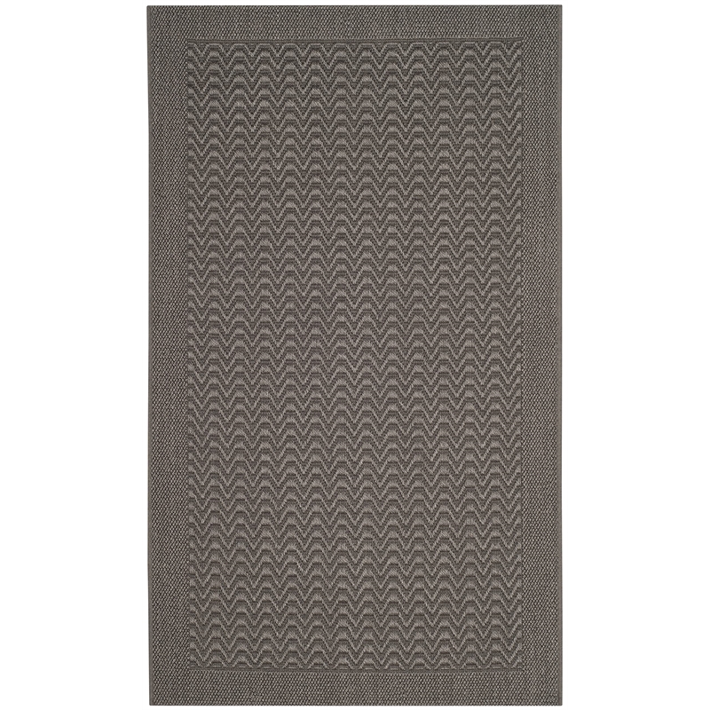 Safavieh Palm Beach 3' X 5' Sisal and Jute Rug in Ash