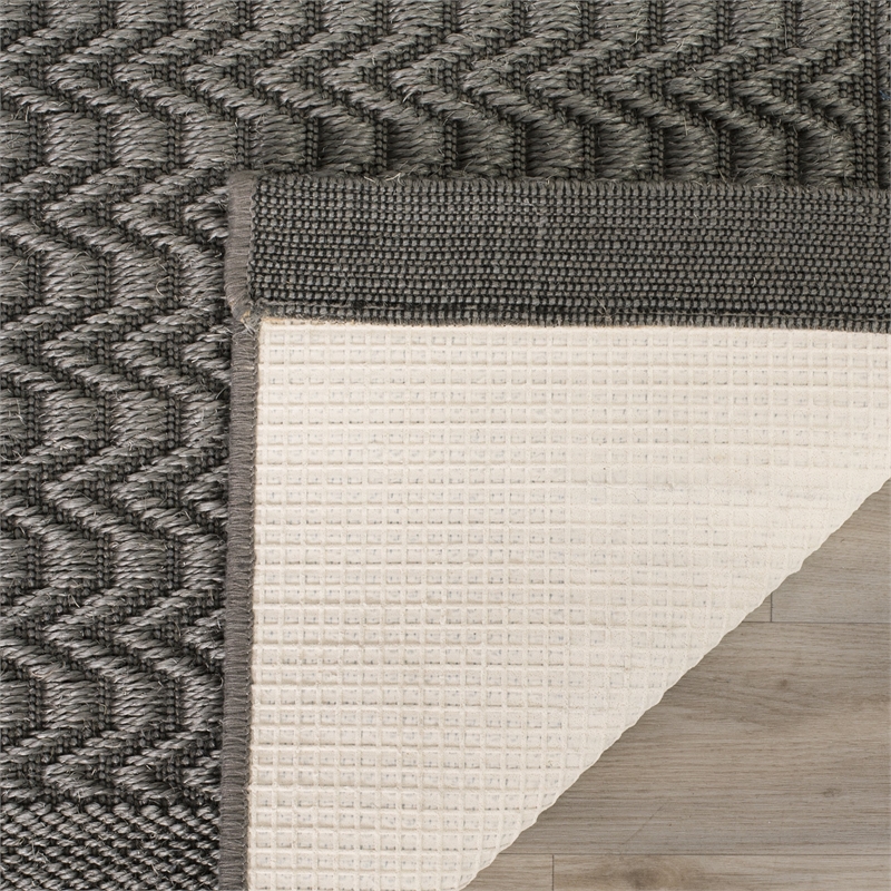 Safavieh Palm Beach 4' X 6' Sisal and Jute Rug in Ash