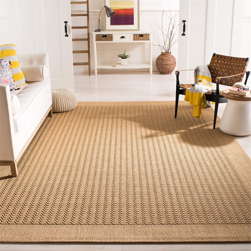 Safavieh Palm Beach 8' X 11' Sisal and Jute Rug in Maize