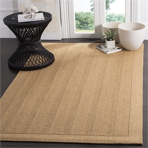 Safavieh Palm Beach 4' X 6' Sisal and Jute Rug in Maize