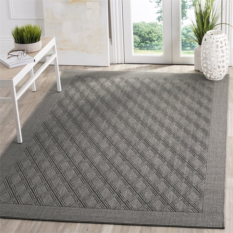 Safavieh Palm Beach 2' X 3' Sisal and Jute Rug in Ash